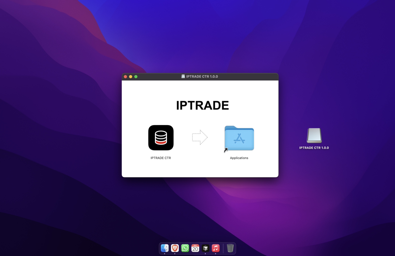 Step 2 - Install IPTRADE CTR App