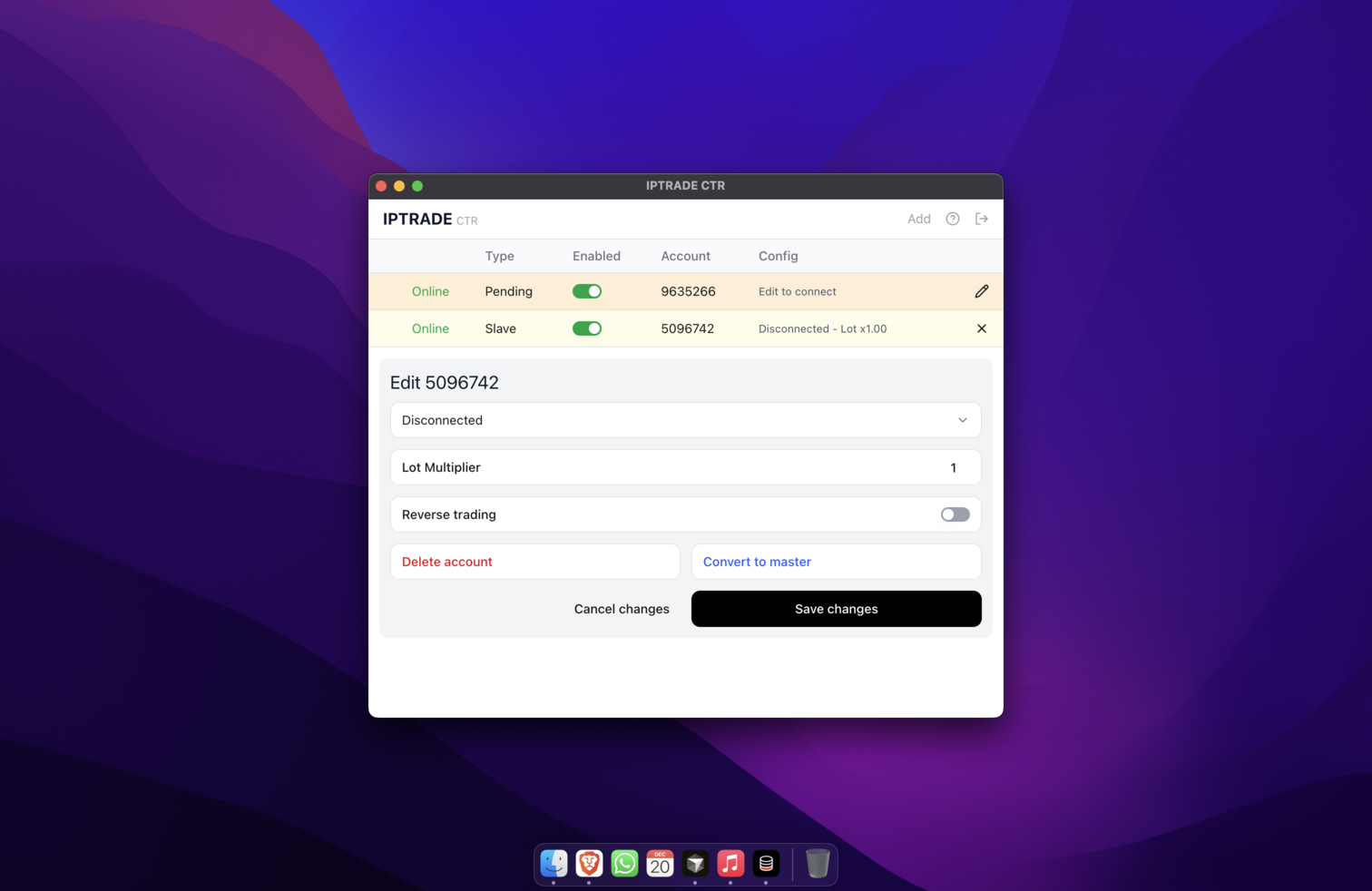 Step 4: Configure Accounts